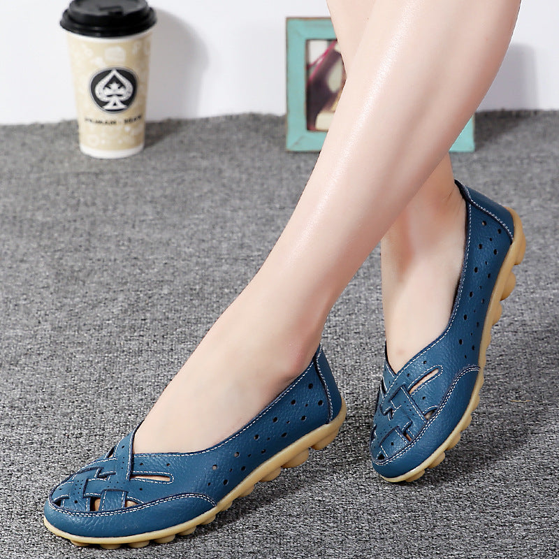 Orays® | Sandales en cuir respirant et design creux - Confort absolu