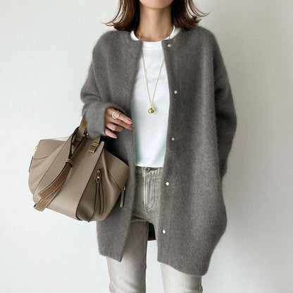 Lofy® | Cardigan à Col Rond Boutonné