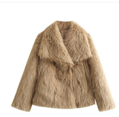 Warda® | Manteau Effet Fourrure Doux et Stylé