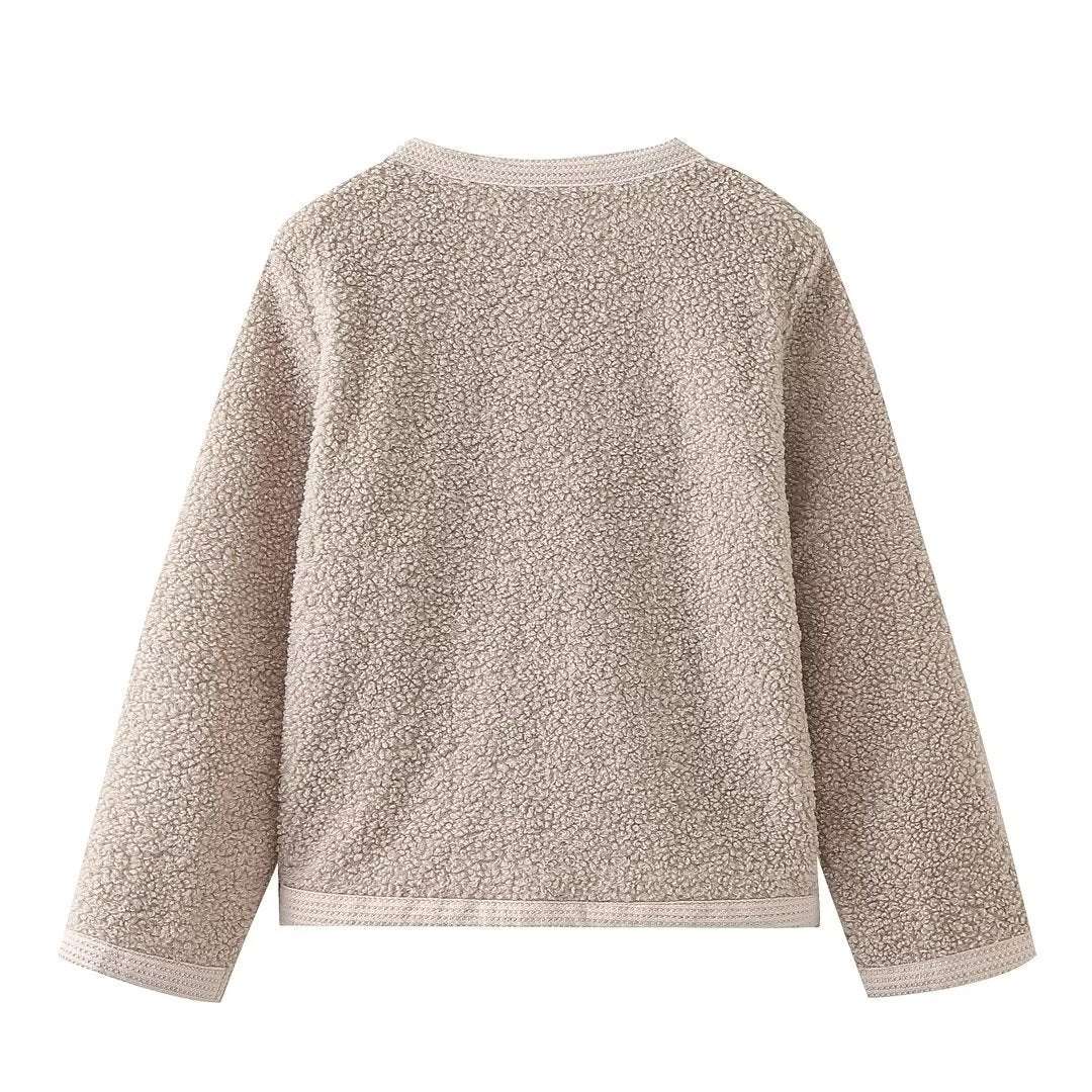 Vironika® | Cardigan Court en Maille Tricotée