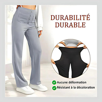 Velina® | Pantalon Décontracté à Taille Haute – Tissu Premium & Coupe Parfaite