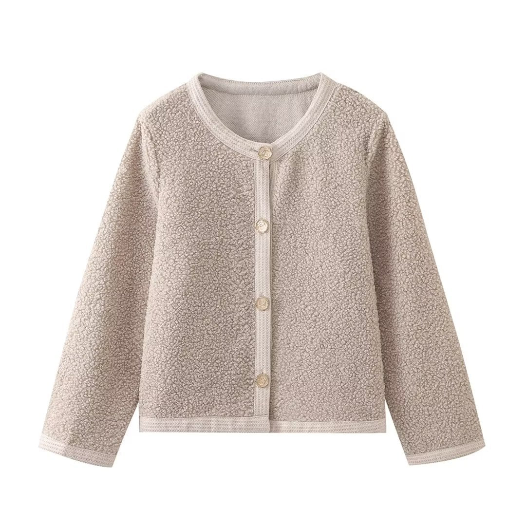 Vironika® | Cardigan Court en Maille Tricotée