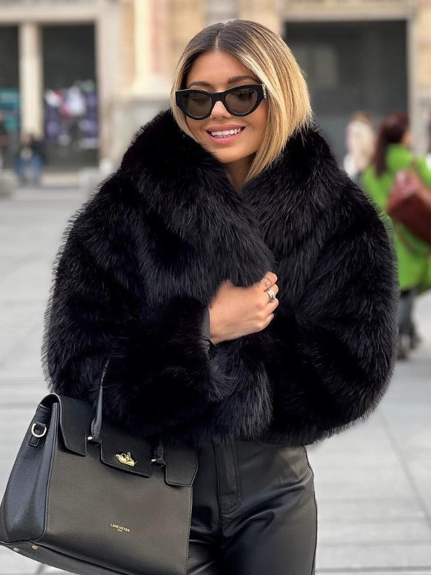 Warda® | Manteau Effet Fourrure Doux et Stylé
