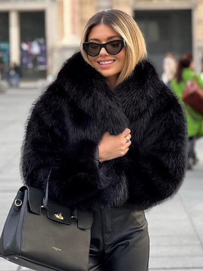 Warda® | Manteau Effet Fourrure Doux et Stylé