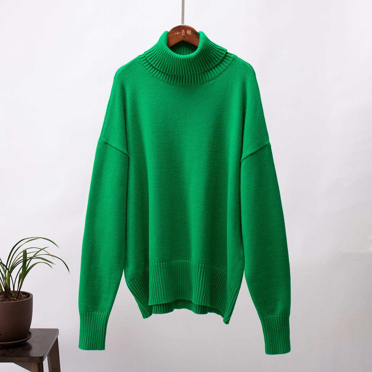 Borida® | Pull col roulé uni féminin, à la mode et tout assorti