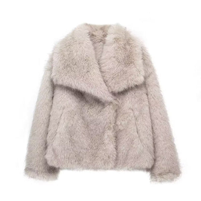 Warda® | Manteau Effet Fourrure Doux et Stylé