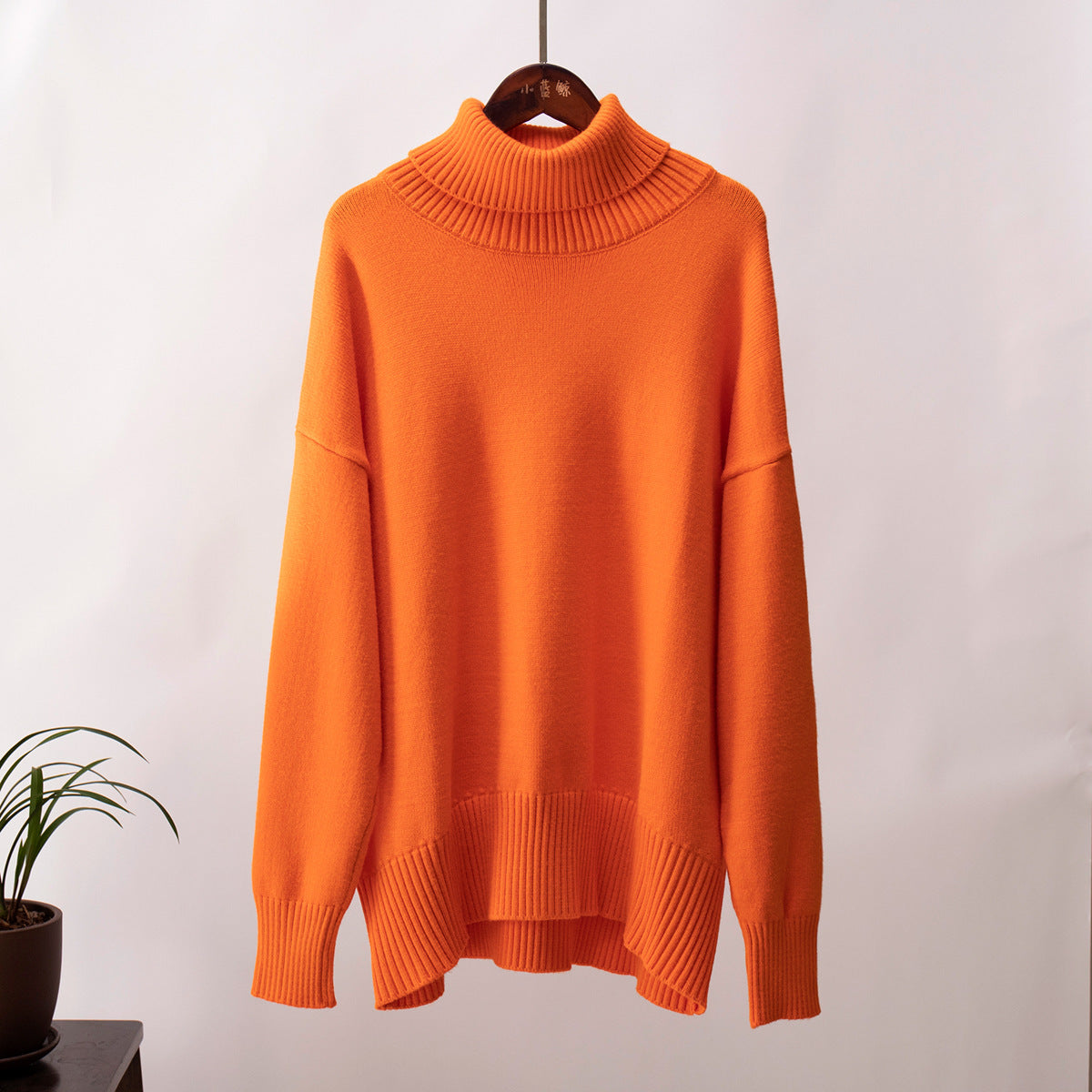 Borida® | Pull col roulé uni féminin, à la mode et tout assorti