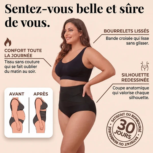 Lucky® | Culotte Gainante Taille Haute Sans Couture - Effet Ventre Plat